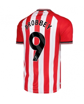 Sunderland Brian Brobbey #9 Maglia Gara Casa Repliche 2025-26 Maniche Corte